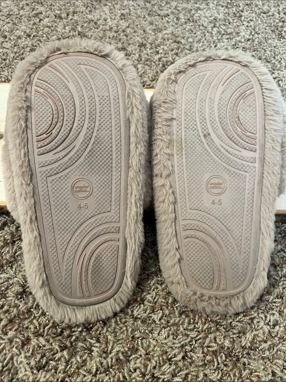 Wonder Nation Bunny Slippers